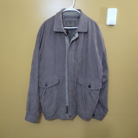 VTG 90s Rainforest Khaki Green Heavy Weight Winter Coat XLT Removable Insulation - Picture 1 of 9